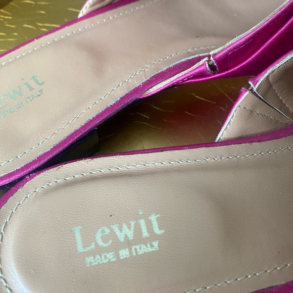 New Hot Pink Silk/Satin Slides - Picture 3 of 7